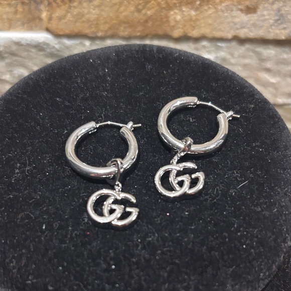 Gucci Jewelry - Gucci Silver Hoop Earrings